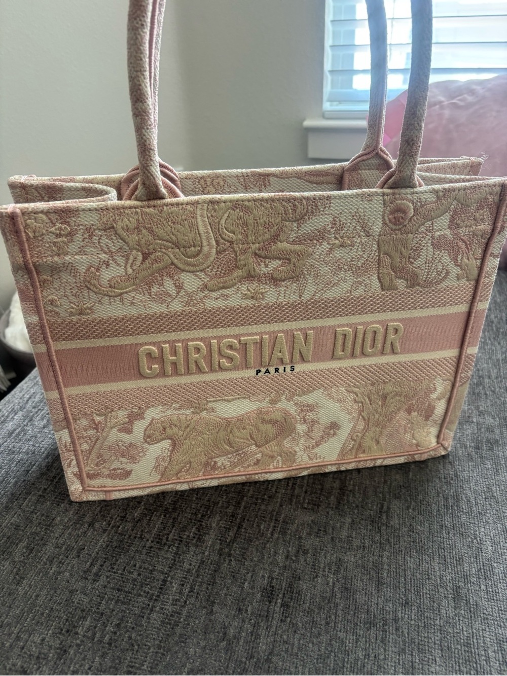 Dior Medium Pink Tote Bag